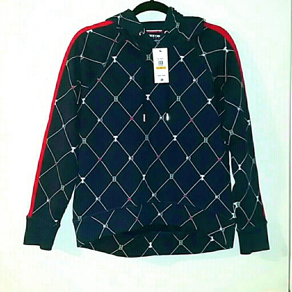 Tommy Hilfiger sport New wn blue hooded size small